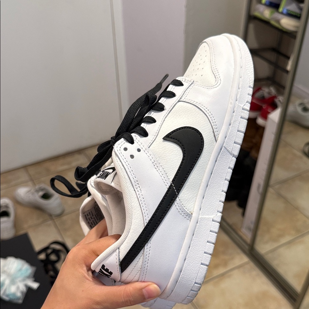 Nike White and Black Athletic Shoes
